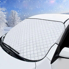 Universal Car Windshield Cover for Cars - Frost and Snow Protection, Sun and Dust Protection - 145 x 100cm