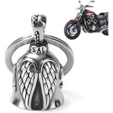 Guardian Ride Bell Motorcycle Bell, Oil Motorcycle Bell, Guardian Bell, Stainless Steel Motorcycle Angel Shaped