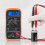 XL830L Digital Multimeter, 2000 Counts, Mini Tester, Battery, Current, Voltage, Backlit LCD, DE PZCC 1
