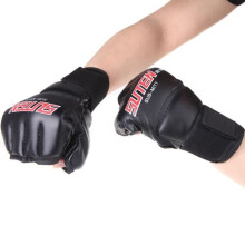 PU Leather Boxing Gloves, MMA, Muay Thai, Training, Punching, Sparring
