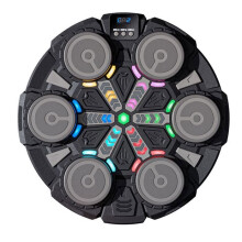 Smart Bluetooth Musical Boxing Machine with Gloves, 3 Modes, 5 Adjustable Speeds and LED Light for Children and