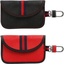 2 Pcs Anti-RFID Car Key Pouch, Signal Blocking Pouch Bag, RFID Signal Blocking Pouches for Car Keys