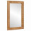 VidaXL vidaXL Wall Mirror Rectangular 70 x 50 cm Engineered Wood and Glass 1