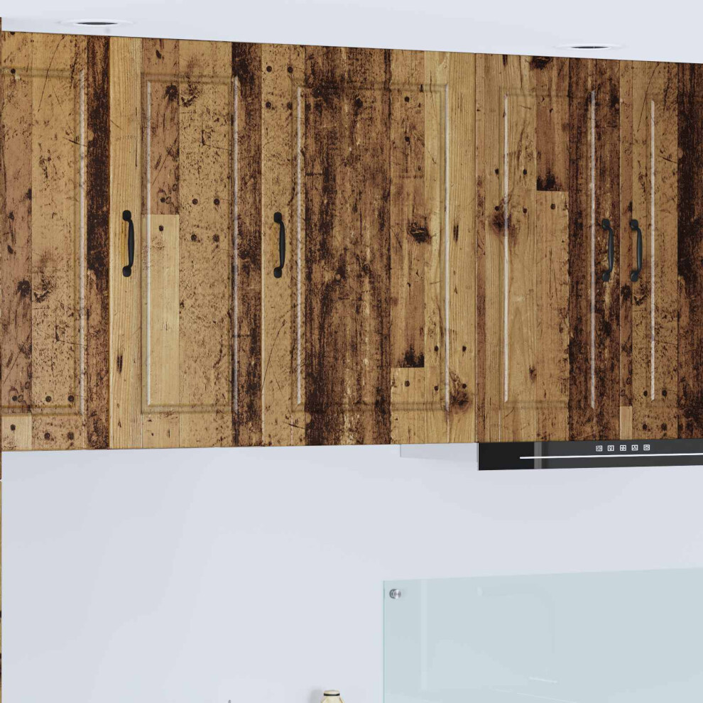 Vidaxl Wall Cabinet Porto Old Wood 50 X 31 X 80 Cm Engineered Wood