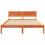 VidaXL vidaXL Bed Frame with Headboard Wax Brown 140 x 200 cm Solid Pine Wood 4