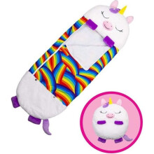Happy Nappers, Unicorn, The 2-in-1 Pillow That Transforms into a Sleeping Bag - As Seen on TV, Large - Open Dimensions 160 x 60 cm