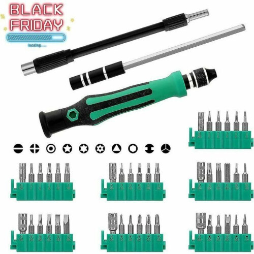 Precision Screwdriver Kit - LARGEIGHT - 45 in 1 - Magnetic - Repair Tool - Multiple Colors 1