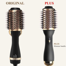 Dry brush - Blower brush - 3 in 1 - Quick drying - Gold color - Unisex