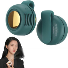 YuuFcy Portable Silent Mini Bladeless Fan, Clip On Waist & Neck Fan, Rechargeable Clip-On Hands-Free Fans 3 Speeds, Wearable Cooling Fans for Outdoor
