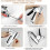 Stapler/Nailer - BIGILANTUH - DIY Model - 3000 Staples - Metal - Mixed 4