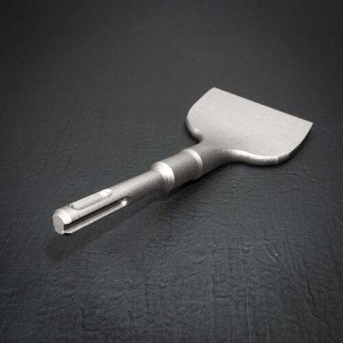 SDS Plus Flat Chisel 165 mm x 75 mm Angled Nose Chisel Professional Chisel Wide Chisel for Use in Ceramic Floor Tiles -