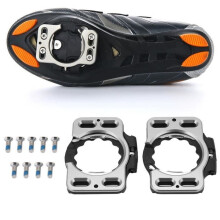 Cleat covers - YIN - SpeedPlay Zero - Aluminum - Resin - Black and Silver