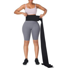Women's Waist Trainer Snatch Bandage Tummy Sweating Wrap Plus Size Workout Waist Trimmer for Gym Sport, 6m