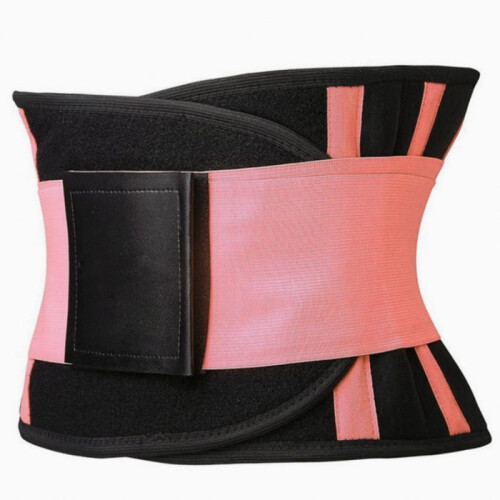 INF Lower Back Support Belt / Waist Trainer Pink S