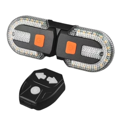 Bicycle Riding Light, USB Rechargeable Remote Flashing Rear Light, Night Riding Light