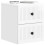 VidaXL vidaXL Wall-Mounted Bedside Cabinet with Drawer 2 pcs High Gloss White 2