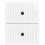 VidaXL vidaXL Wall-Mounted Bedside Cabinet with Drawer 2 pcs High Gloss White 4
