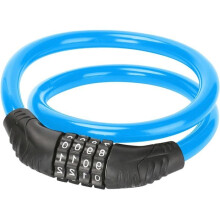 Bicycle Lock, Trailer Lock, 4-Digit Combination Bike Lock with Resettable, for Bicycles (Blue)