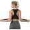 Qiilu Adjustable Posture Corrector Back Support Back Straightener Shoulder Support for Men and Women (Black, Medium) 1