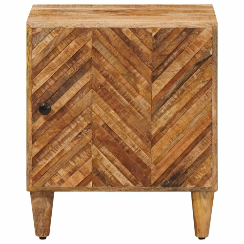 VidaXL vidaXL Bedside Table 2 pcs Brown 40 x 33.5 x 46 cm Solid Mango Wood 2