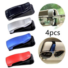 Glasses Holder - Unspecified - Car Glasses Case - 4 Clips - ABS Material - Unisex