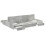 VidaXL vidaXL Storage Bed Frame Concrete Grey 150 x 200 cm Engineered Wood 2