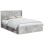 VidaXL vidaXL Bed Frame with Storage and Headboard Concrete Grey 120 x 190 cm 2