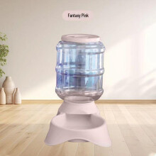(Green, Feeder + Waterer) Zhiai Automatic Pet Water and Food Dispenser Large Capacity Fountain for Cats and Dogs White