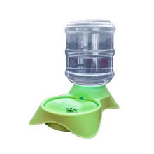 (Green, Water feeder) Zhiai Automatic Pet Water and Food Dispenser Large Capacity Fountain for Cats and Dogs White