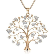 GOLDEN TREE OF LIFE NECKLACE, TREE OF LIFE, Austrian Crystals