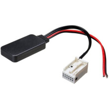 Bluetooth Adapter AUX Audio Cable 12PIN For Peugeot 207 307 407 308 Citroen C2 C3 RD4