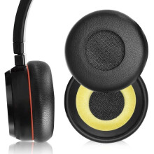 Replacement ear pads, cushion cover, pillow for Jabra Evolve 20, 20se, 30, 30II, 40, 65, 65+ (1 pair)