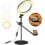 10" Ring Light - MARSEE - 3-Mode LED Ring Light with Phone Holder for Makeup/Phone 1
