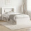 VidaXL vidaXL Bed Frame with Storage White 90 x 190 cm Engineered Wood 1