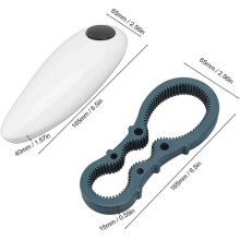 Battery-operated electric can opener with smooth edge for restaurants, arthritis, kitchens, and for elderly people