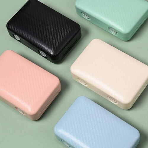 Portable Pill Organizer - Magnetic Pill Organizer with 8 Compartments - White 2