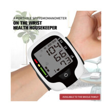 Wrist Blood Pressure Monitor LCD Digital Home BP Monitor Hypertension Detector