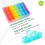 7-Day Weekly Pill Organizer - 4 Compartments per Day (28 Total) - Colorful 4