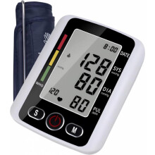 Talking Digital Automatic Wrist Blood Pressure Monitor with Large LCD Display -YT4
