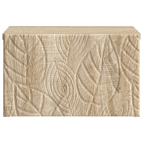 VidaXL vidaXL Wall-Mounted Side Table Sonoma Oak 34.5 x 33 x 20 cm 1