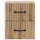 VidaXL vidaXL Wall-Mounted Bedside Cabinet 2 pcs Artisan Oak Engineered Wood 2