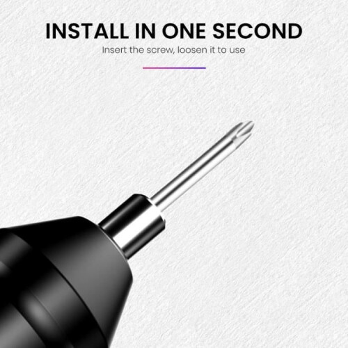 Cordless electric screwdriver set, rechargeable, smart, automatic, multi-function bits, screwdriver kit 1