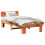 VidaXL vidaXL Bed Frame with Headboard Wax Brown 75 x 190 cm Solid Pine Wood 3