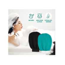 Exfoliating horsehair gloves - Perfect Skin - 2 pieces - Deep cleansing and purifying