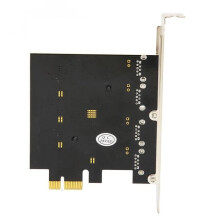 JUZ USB PCI Express Card, PCIe to USB Expansion Card, 4 USB 3.0 Ports, 5 Gbps USB 3.0 Hub Controller, 7544796034496