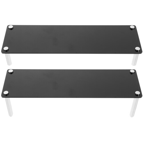 2St Multifunctionele Zwarte Cupcake Display Stand & Organizer