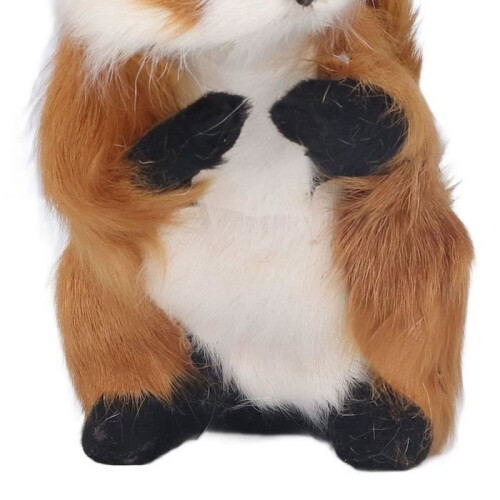 VINGVO Plush Squirrel Simulation Squirrel Large Cute Realistic Simulation Squirrel Craft Decorations Ornament 1