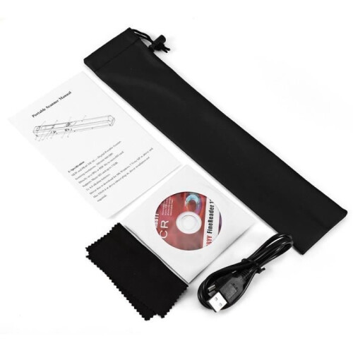 Portable Document Scanner 900 DPI USB 2.0 LCD Screen Supports JPG/PDF Format Black