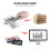 Portable Wireless Document Scanner A4 900DPI JPG/PDF Format LCD Display with Bag for Office School Silver (CD) 4