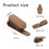 Glasses Case - Universal - Set of 2 - Durable Leather - Sponge Design - Easy Installation 2
